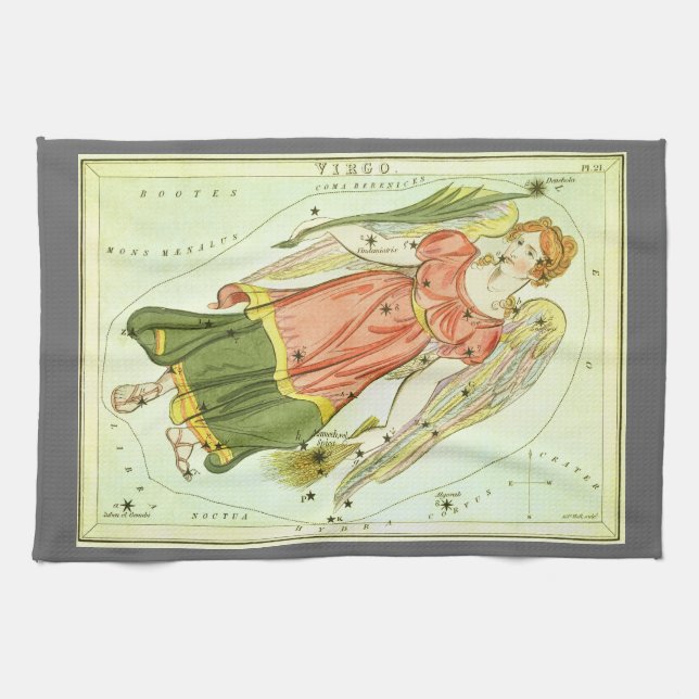 Våg Virgin Vintage Constellation Uranias Spegel Kökshandduk (Horisontell)