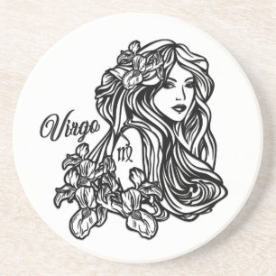 Våg Virgin Zodiac Glass Underlägg
