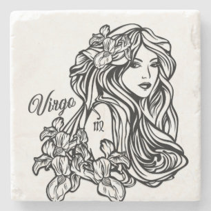 Våg Virgin Zodiac Stenunderlägg
