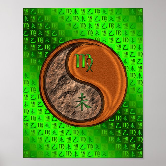 Våg & Wood Goat Poster (Framsidan)