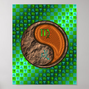 Våg & Wood Hund Poster