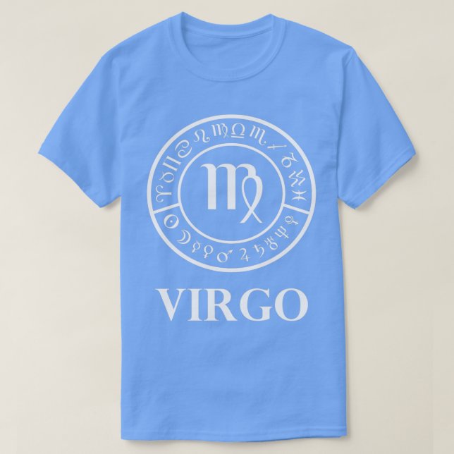 Våg Zodiac Astrology Design T Shirt (Design framsida)