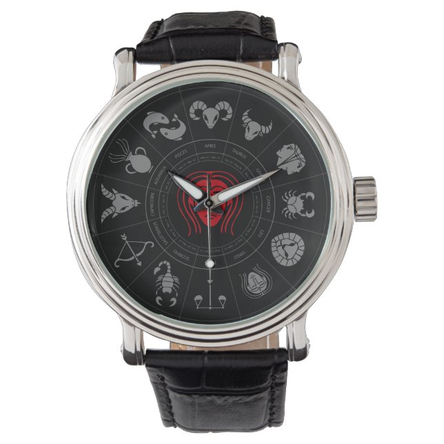 Våg Zodiac Birthday Gift Armbandsur (Framsida)