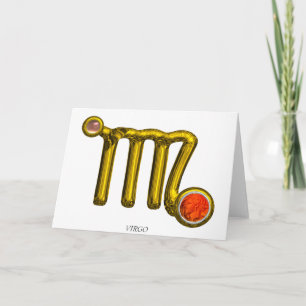 VÅG Zodiac Birthday Kort