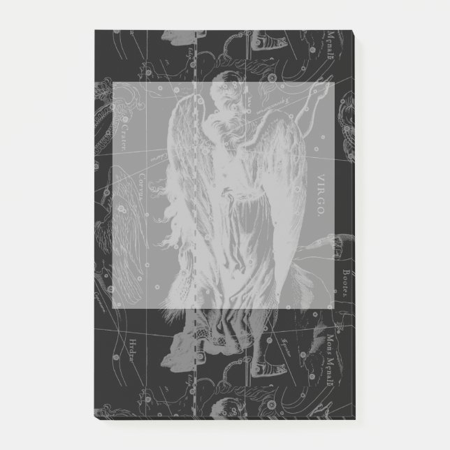 Våg Zodiac Constellation Hevelius 1690 Post-it Block (Framsida)