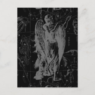 Våg Zodiac Constellation Hevelius 1690 Vykort