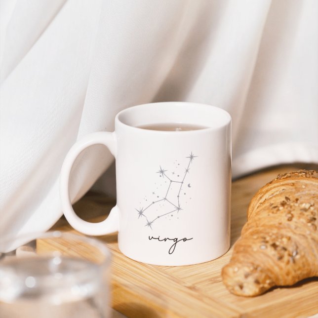 Våg Zodiac Constellation Kaffemugg (Skapare uppladdad)