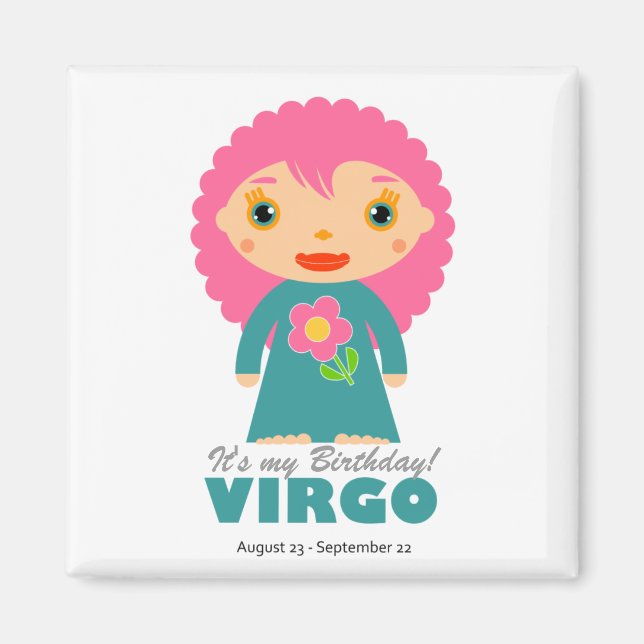 Våg Zodiac för barn Magnet (Framsidan)