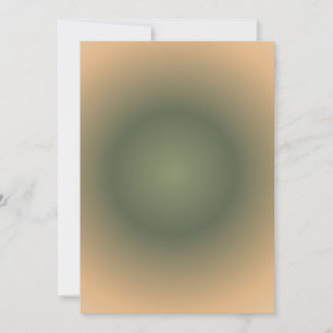 Våg Zodiac, Grönt Brown Aura Gradient Julkort