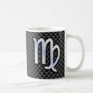 Våg Zodiac-inloggning för kolfiberutskrift Kaffemugg