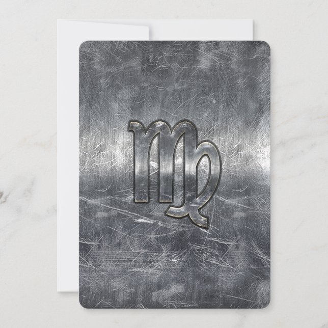 Våg Zodiac-inloggning Grunge Distress Stil (Framsida)