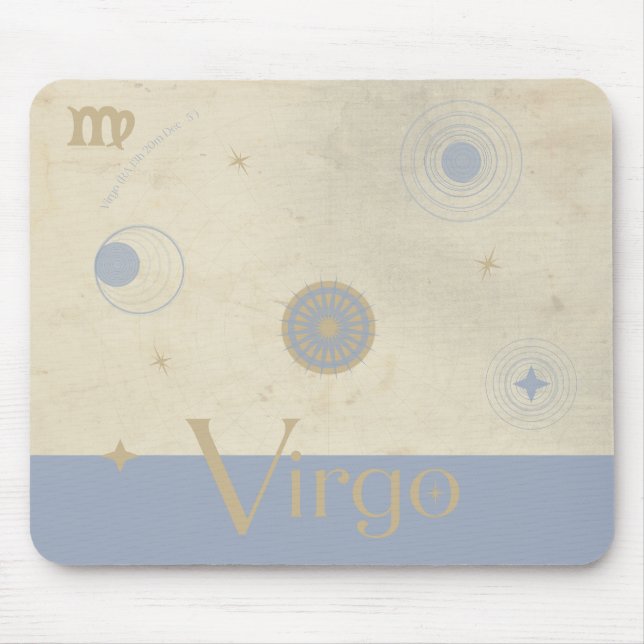 Våg Zodiac Mousepad Musmatta (Framsidan)
