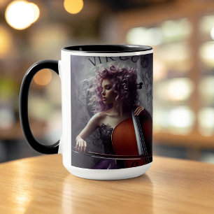 Våg Zodiac Musician Cello Mugg