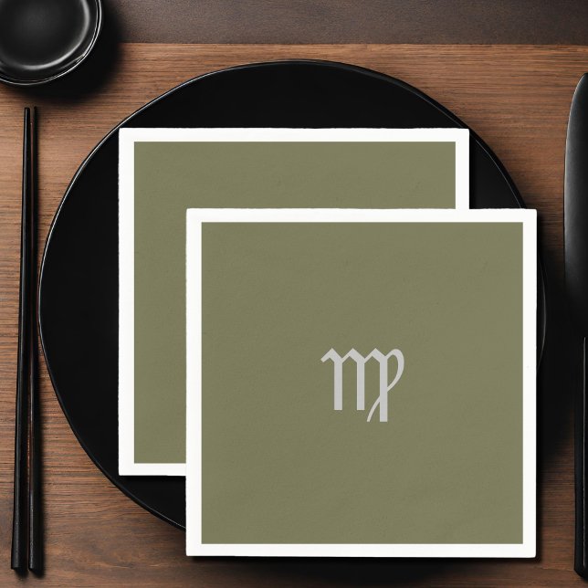 Våg Zodiac - Olive Pappersservett (Skapare uppladdad)