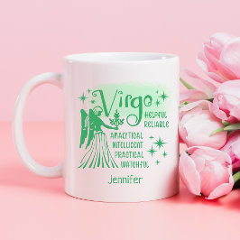 Våg Zodiac Personlig Traits Horoscope Kaffemugg
