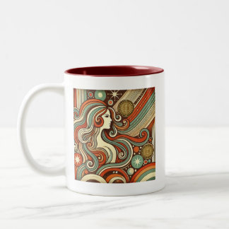 Våg Zodiac Retro-kaffe Mugg