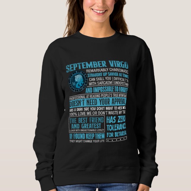 Våg Zodiac Signs Astrology September Birthday Pa T Shirt (Framsida)