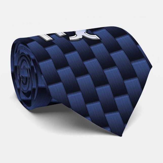 Våg Zodiac Silver Signera Blue Carbon Fiber Print Slips (Rullad)