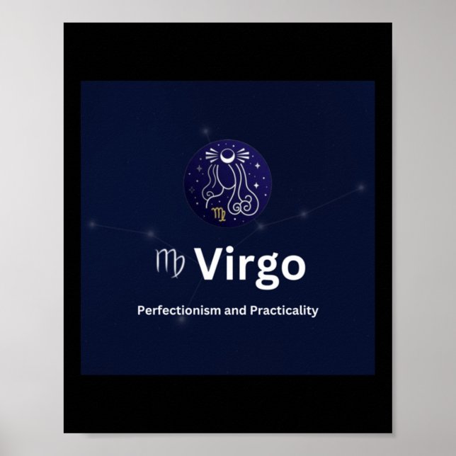 Våg Zodiac-skyltmärke Poster (Framsidan)