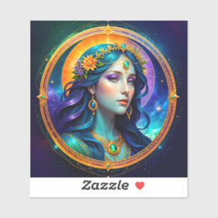 Våg Zodiac Stickers, Celestial Zodiac Klistermärken