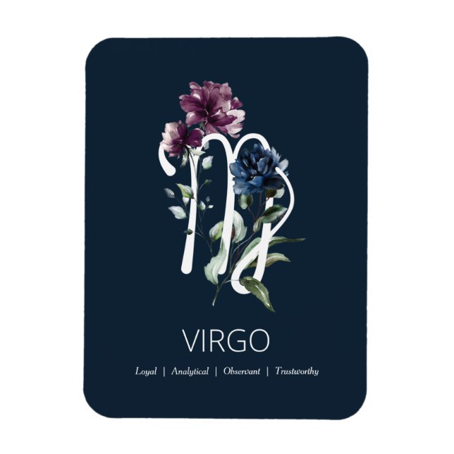 Våg Zodiac Stjärntecken Magnet (Vertikal)