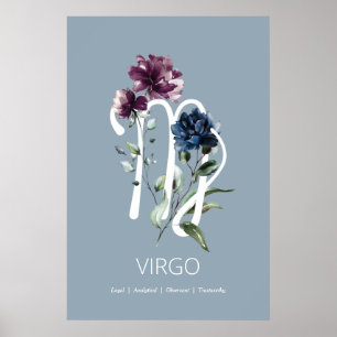 Våg Zodiac-Stjärntecknet Poster