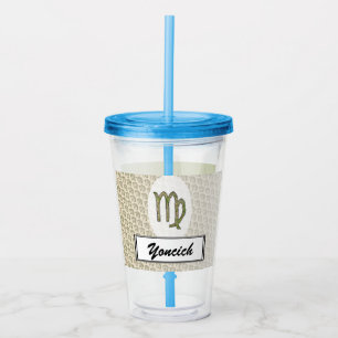 Våg Zodiac Symbol Inslag av Kenneth Yoncich Take Away Mugg