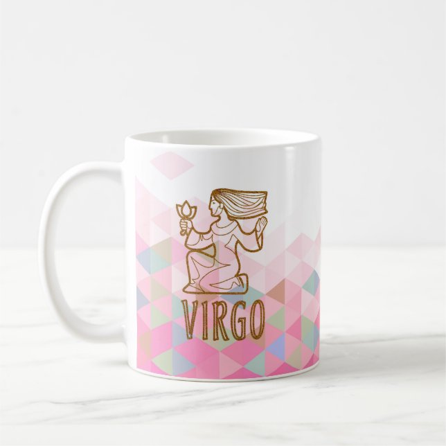 Våg Zodiac-tecken Kaffemugg (Vänster)