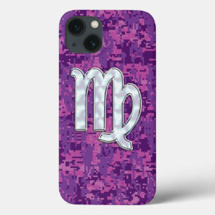 Våg Zodiac-tecken på Fuchsia Digital Camouglage