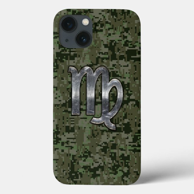 Våg Zodiac-tecken på Olive Digital Camo (Baksida)