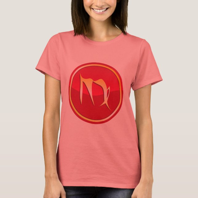 Våg - Zodiac-tecken T-shirt (Framsida)