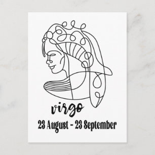 Våg, Zodiac-tecken Vykort