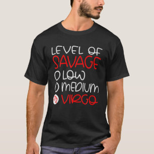Våg Zodiac undertecknar födelsedagssparande i augu T Shirt