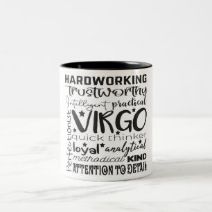 Våg Zodiaktåg/Astrologi Två-Tonad Mugg