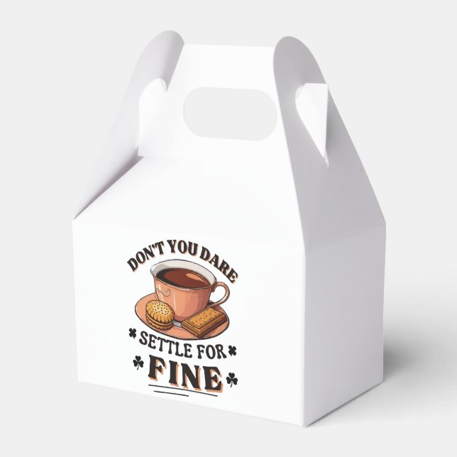 Våga dig inte på att nöja dig med bra citat presentaskar (Framsidan Sidan)