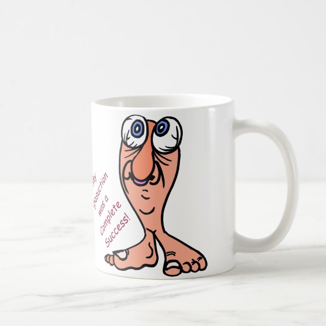 Väga förlusthumorn: Rolig Liposuctionmugg Kaffemugg (Höger)