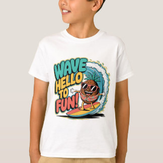 Våga Hej till Roligt T Shirt