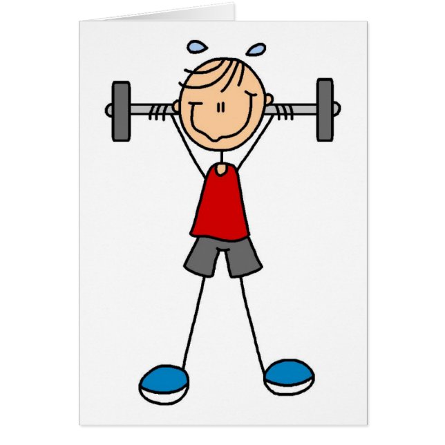 Väga lyftande Tshirts och gåvor Hälsningskort (Framsidan)