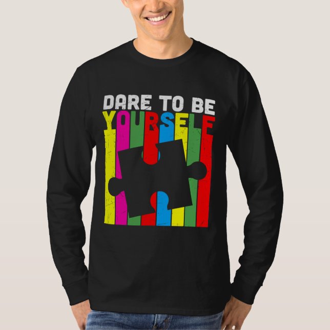 Våga vara er själviskhet t shirt (Framsida)