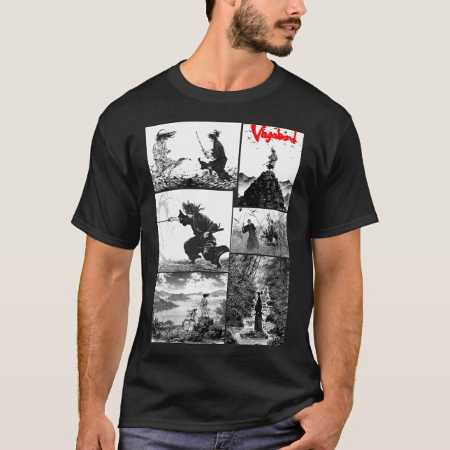 Vagabond Manga Classic T-Shirt (Framsida)