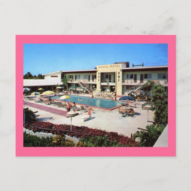 Vagabond Motel, Miami, Florida Vykort (Framsida)