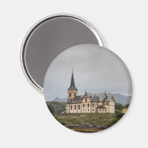 Vågan kyrka Lofoten Magnet