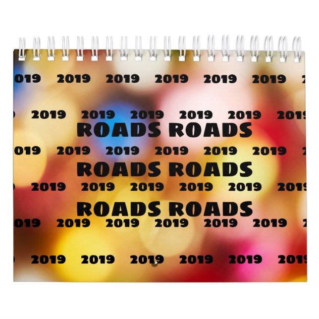Vägar 2019 kalender (Omslag)