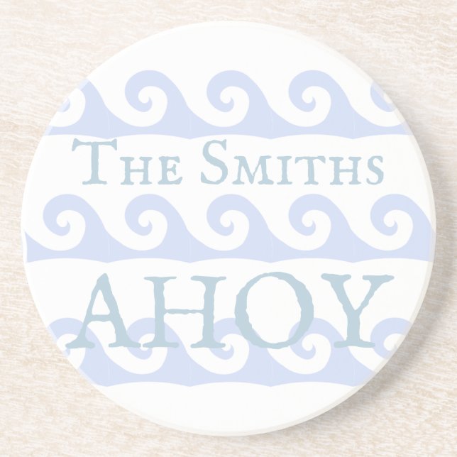 Vågar Ahoy Anpassningsbar Underlägg (Framsidan)