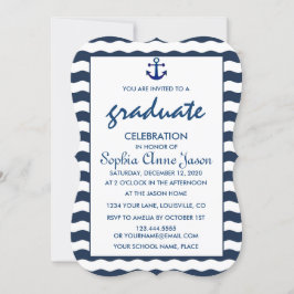 Vågar Anchor STUDENTEN FIRANDE Inbjudningar