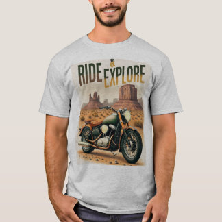 Vägar är Hem – Motorcykel Resa T-Shirt