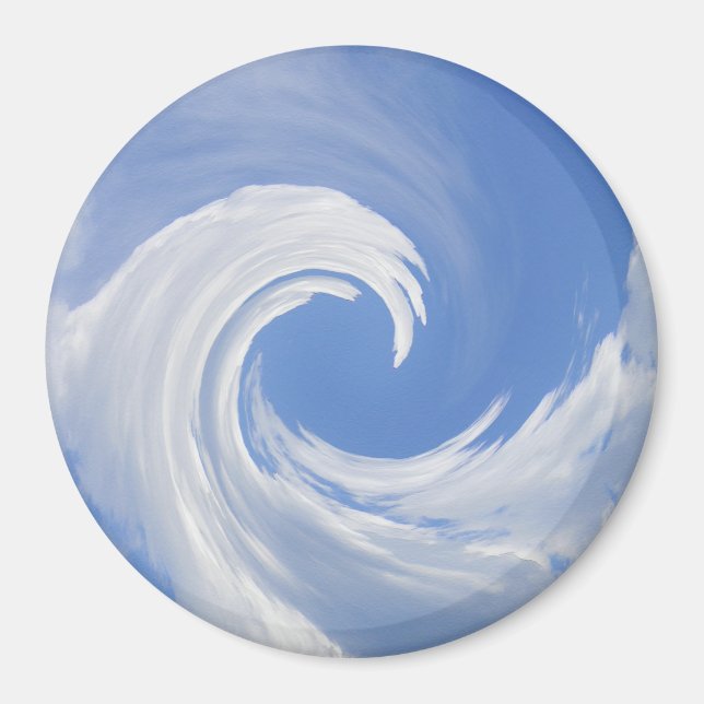 Vågar av moln..... magnet (Framsidan)