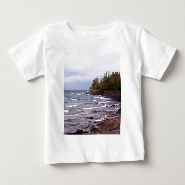 Vågar av Sjö Superior Tee Shirt (Framsida)