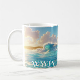 Vågar av styrka - Inspikad av havet Kaffemugg