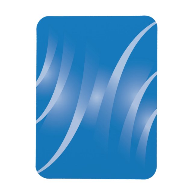 vägar i blått magnet (Vertikal)